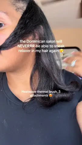 It lasts me soo long y’all #naturalhair #longhair #dominicanhairsalon #silkpress #blowout 