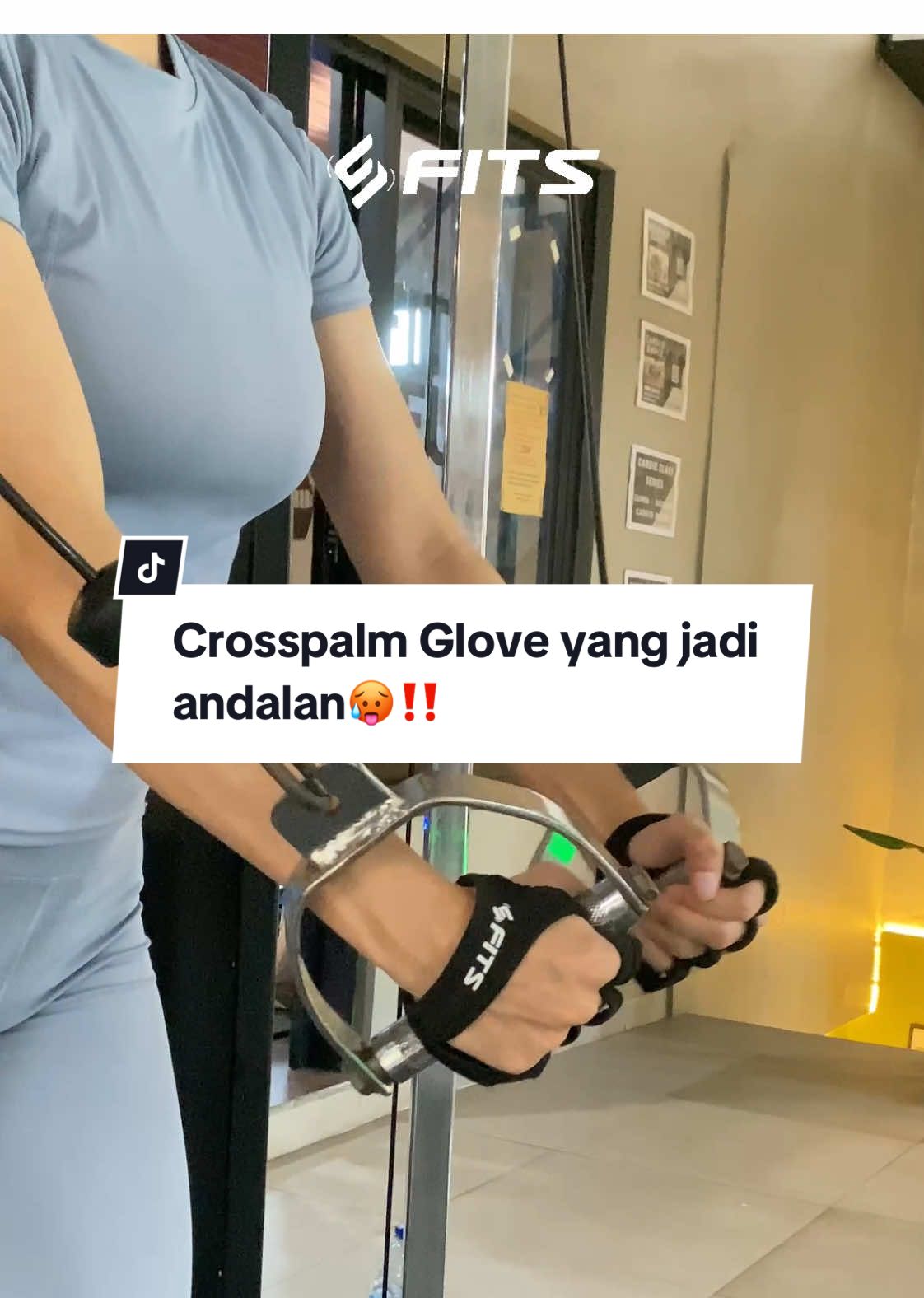 Crosspalm Glove yang jadi andalan kalo udah waktunya workout di gym‼️ #olahragaworkout #Promoguncangspecialgaji #guncang66 