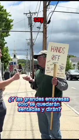 Trump Protest in Monson Massachusetts Part News -8