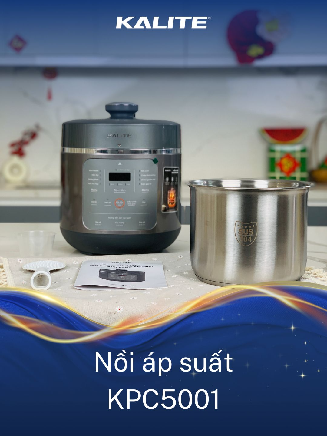 Cơm nhà mùa hè với nồi áp suất KPC5001 #KALITE #KALITEVIETNAM #HEALTHY #GIADUNG
