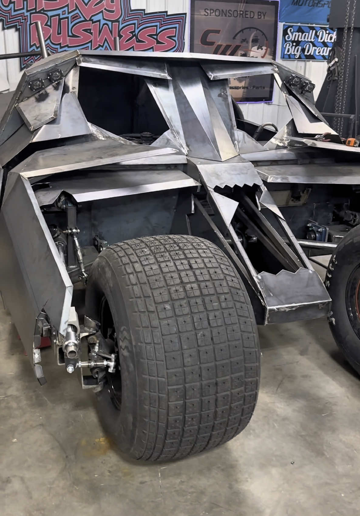 Time to get back on this monster #batman #whiskeybiz #darkknight #tumbler #batmobile 