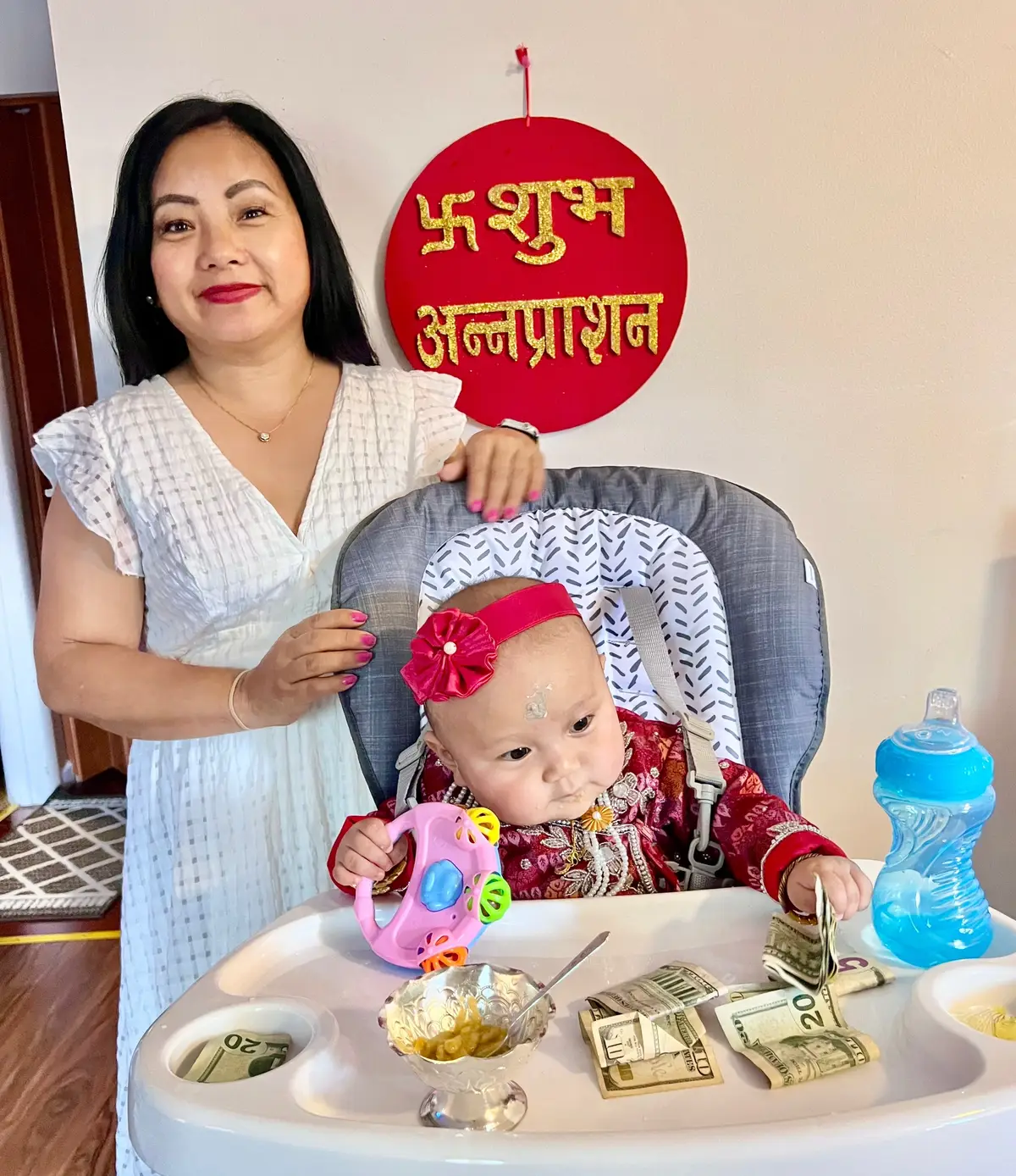 अन्नप्राशन / पाश्नी  Raice feeding Ceremony of Anjum Suhang.. 😍  May - 26 - 2025,  Monday.