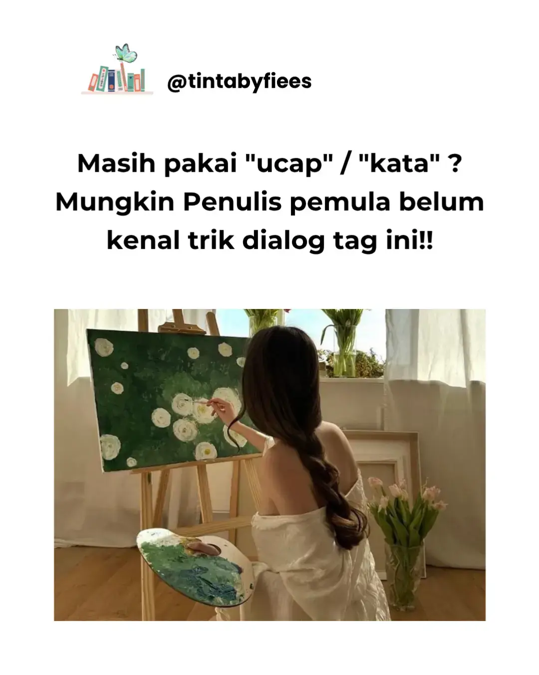 Jangan lupa Follow & Save !!! #WattpadIndonesia #tipsmenulis #belajarmenulis #dialognovel #menulisfiksi #penulispemula #nulisyuk #fyp #fypシ #kontenedukasi #creativewriting #belajarbersama #wattpadtips #writingtipsindonesia #nulisnovel #wattpad #dialogtag 
