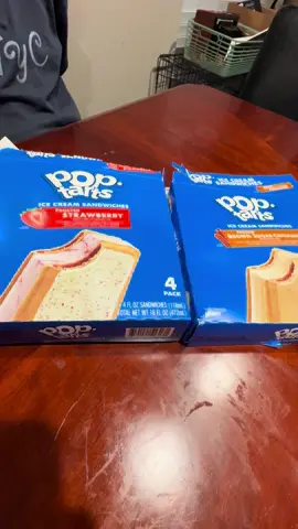 Nice little snacky snack.    Good size, not to sweet and a fun treat.    I liked the strawberry, my son preferred the brown sugar, but both were good! #poptarts #icecream #munchies 