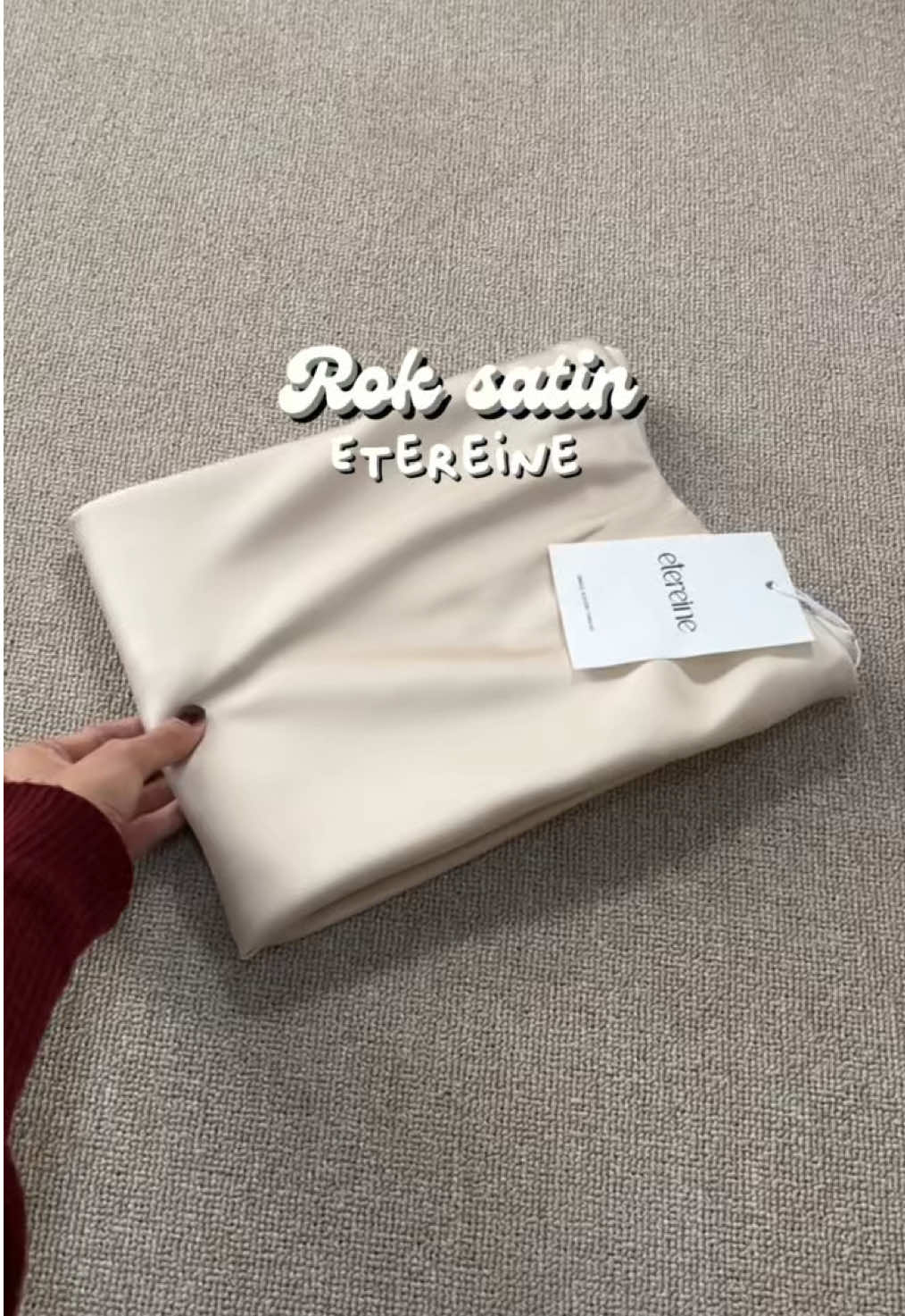 Finally i got this skirt🫶🏻@etereine #etereinesatinskirt #etereine #roksatin #roksatinmermaid #roksatinetereine #fyp 