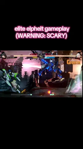got rocked I fear 💔💔 #guiltygearstrive #elpheltvalentine #unika 
