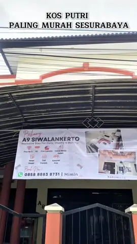 Ready kos putri siwalankerto yah #kos #KosPutri #KosPutriSurabaya #KostCampurSurabaya #KostMurahSurabaya #behomysurabaya 