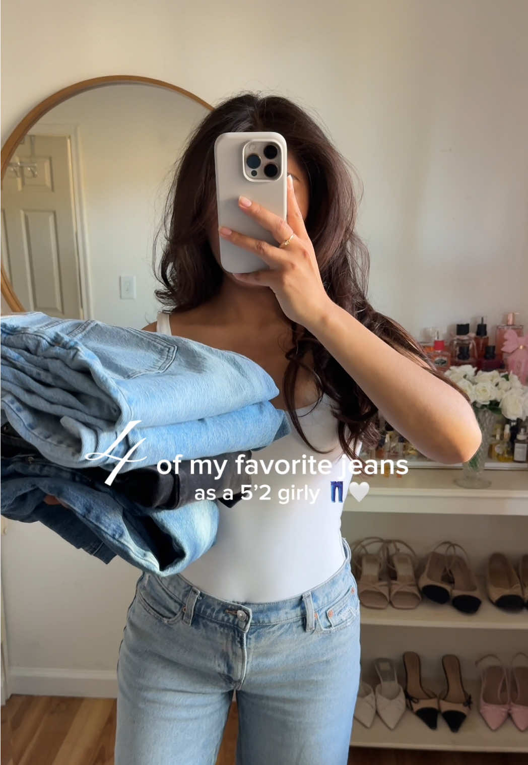 finding a good pair of jeans can be hard as a petite curvy girl but luckily more & more brands are making shorter lengths for us 🤍 @madewell @Princess Polly @Levi’s @nakdfashion @American Eagle #jeans #petitejeans #curvyjeans #jeanshighwaist #lowrisejeans #midrisejeans #jeanhaul #fashioninspo #denimjeans 