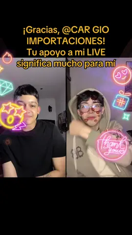 CAR GIO IMPORTACIONES, gracias por tu valioso apoyo en mi LIVE. Seguiré esforzándome para crear contenido LIVE aún mejor.@CAR GIO IMPORTACIONES #tiktoklive #livehighlights #livegift #hatandmustache #cap 