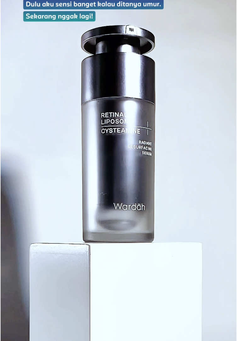 NEW! WARDAH RADIANT RESURFACING SERUM Liposome Retinal + Cysteamine ✨ Laser like serum for smooth and radiant glow skin 🩶 @Wardah Beauty Official  #wardahsilverviral #serumlasertreatment #serumviral #retinal #cysteamine #darkspot #wardahserumsilver #wardahserum #ugc #ugccreator #ugccontentcreator #fyp 