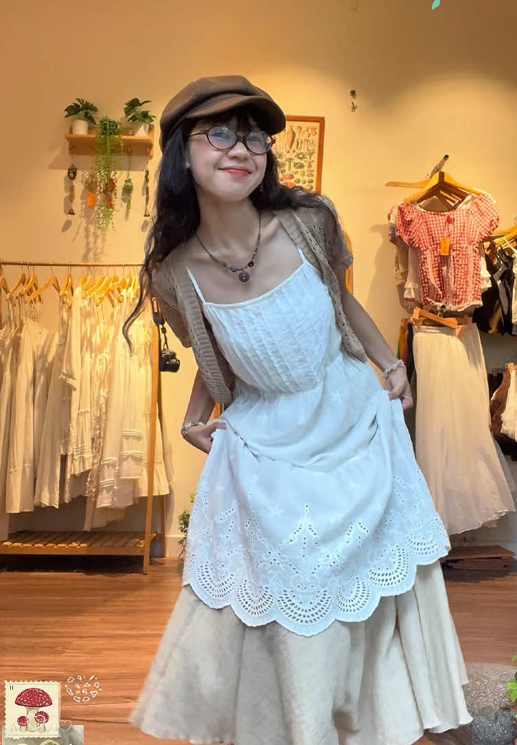 GRWM 🌻🌼 #hoivintage #vintage #vintageshop #grwm #OOTD #outfit #xuhuong #morigirl #getreadywithme 