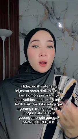 Denger sekali lagi GuE Gak Peduli