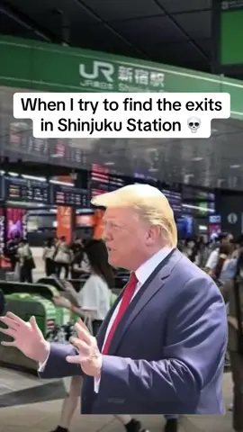 Sometimes getting lost is part of the journey 👌 #shinjukustation #japantravel #japantrip #japantiktok #lost 