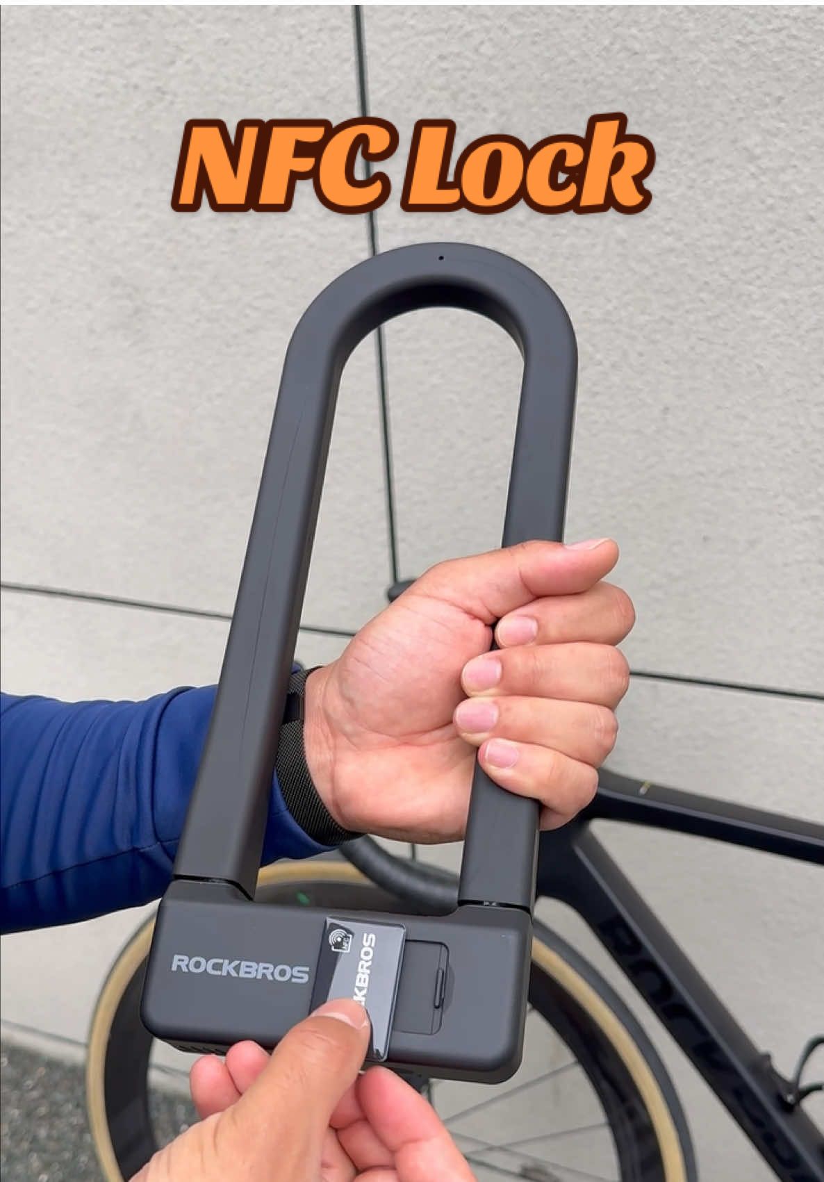 ROCKBROS Smart NFC Lock#cycling #bike #mtb 
