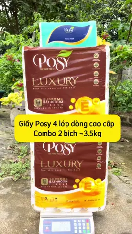Giấy Posy dòng cao cấp 4 lớp mềm mịn #giayposy #giayvesinh #giayvesinhcaocap #xuhuongtiktok #dogiadung 