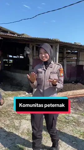 hallo sobat polri … Mari tingkatkan peran komunitas peternak 🤗 tetap semangat dan optimis 💪  #polribersamamasyarakat #binmas #polresbateng 