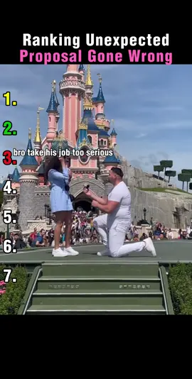 Ranking Unexpected Proposal Gone Wrong#fypppppppppppppp #usa #funnymoments #proposal #proposalgonewrong