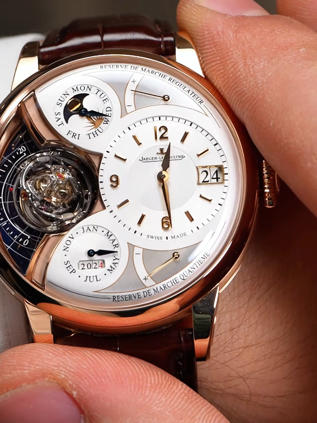 cỗ mãy tourbillon từ thương hiệu Jaeger-LeCoultre #xuhuong #namdongho #watches #tourbillon #donghonam 