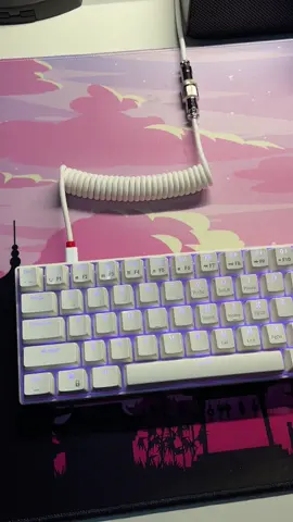 Clean, coiled, and custom vibes 🎯 Got this cable from Amerteer Local—perfect for any mechanical keyboard setup! #coiledcable #mechanicalkeyboard #pcsetup #fyp #fypシ゚ 