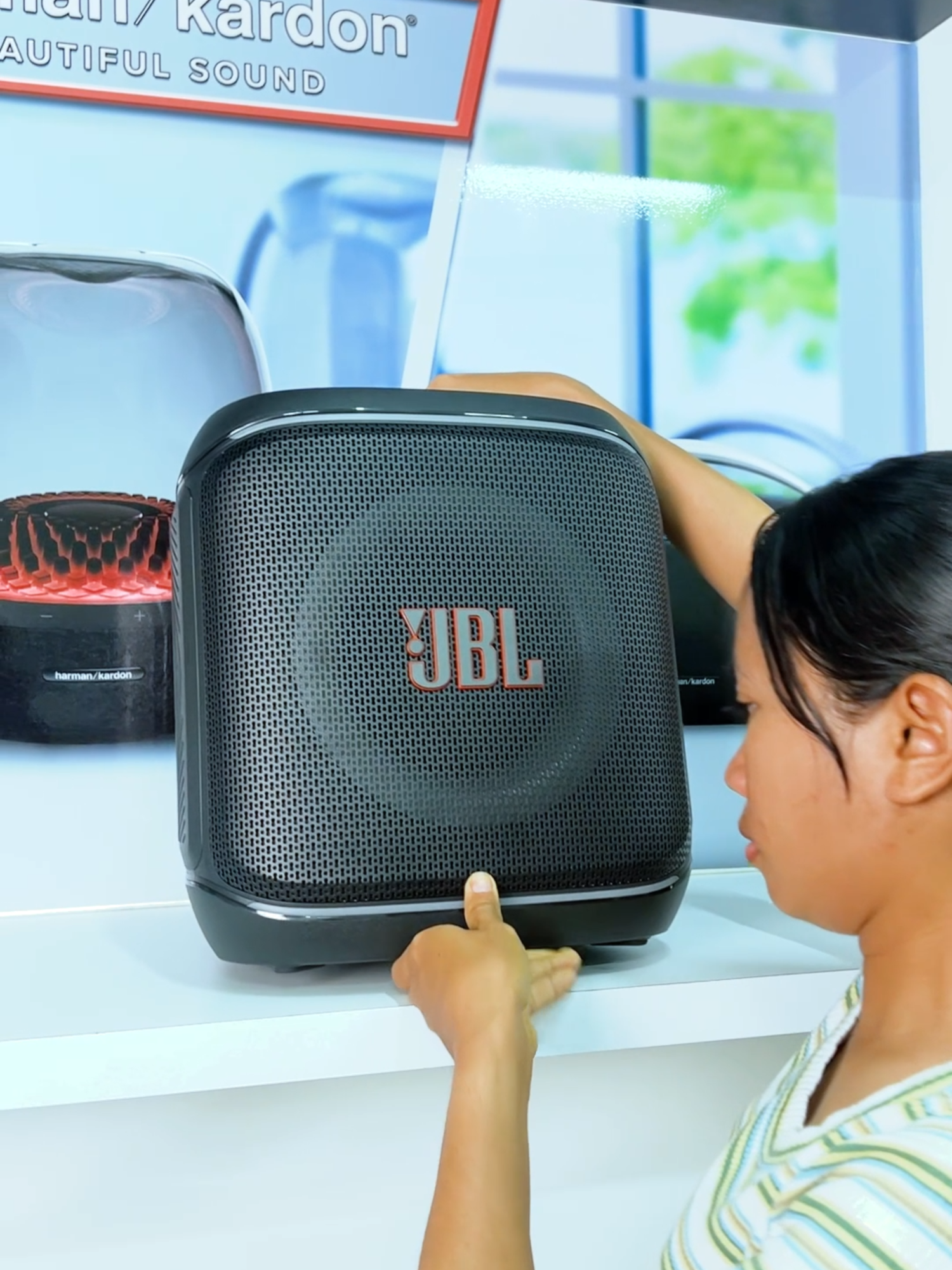 JBL Partybox Encore 2New Model Speaker Portyble Karaoke #jbl #audios #fyp #unitedkingdom #unitedstates #Newyork #tiktokusa #jblprofessional #Canada #partybox #Sound
