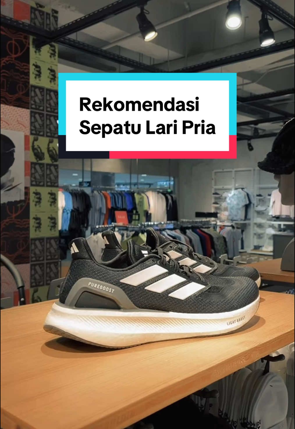 Sepatu Lari Pria Pureboost 5 Link Pemesenan ada di Bio!!!! #sepaturunning #sepatulari #Running #run #runningman 