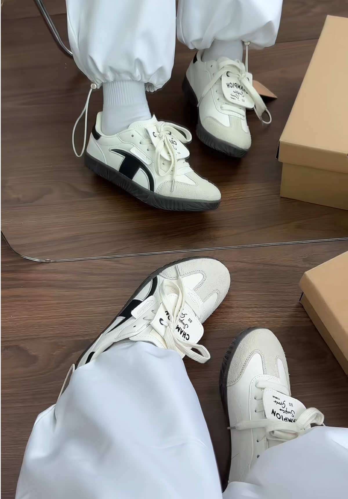 Giày Champ của tiệm đã về full size rùi nè. #sneaker #tiemgiayxinh #shopgiay #giaydep #xuhuong #champion #giaysneaker 