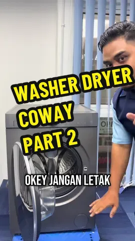 Tunggu Part 3 – saya tunjuk step by step cara guna dari A sampai Z 😎 #CowayWasherDryer #CowayMalaysia #AgentTrusted #CaraGunaCoway #SmartLaundry #ServiceTerbaik #BasuhBajuSenang #CowayUser #WasherDryerCoway #CowayLife #CowayWithCare