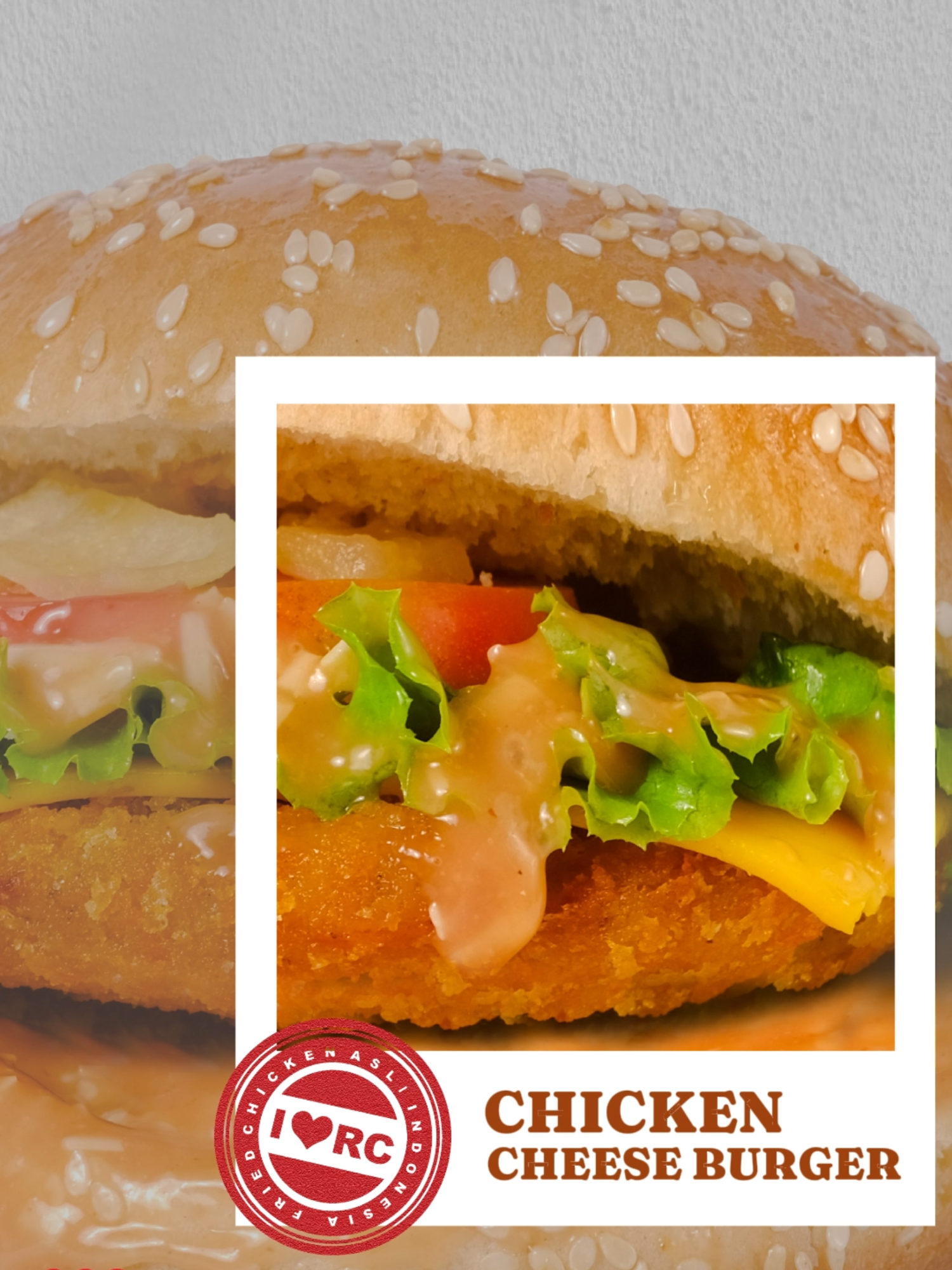 Chicken Cheese Burger Dari Rocket Chicken Setiap gigitan, kenikmatan tiada tara. Chicken Cheese Burger dengan Chicken Patty khas Rocket Chicken dipadukan dengan Keju, bikin jatuh cinta sejak gigitan pertama! Bisa buat mood booster sejati untuk Sobat Roki Rosi! #rocketchicken #rocketchickenofficial #produklokalkebangganbangsa #chickencheeseburger #refeel