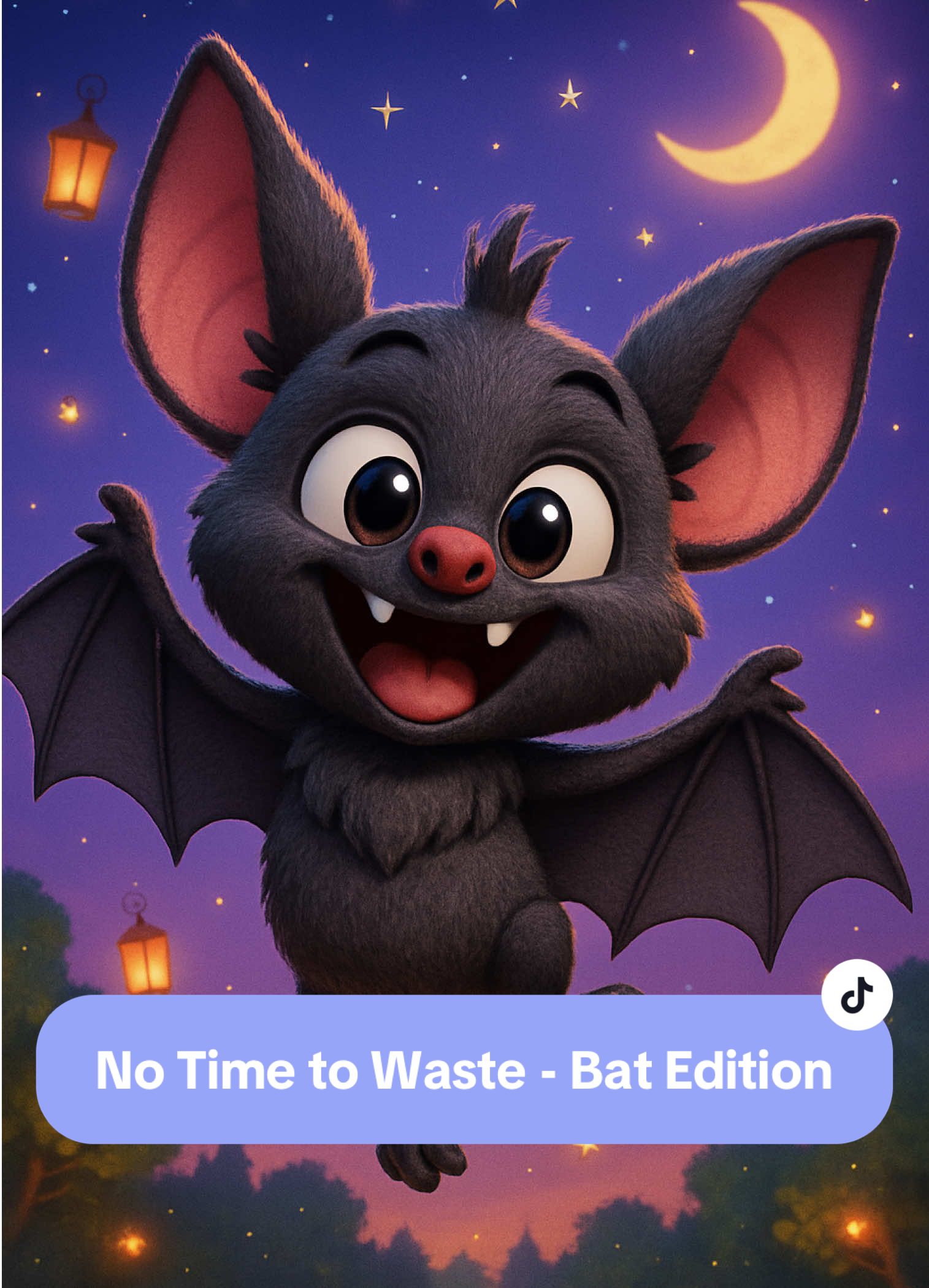 This bat’s not hanging around—he’s dancing it out! 🦇 #DancingBat #IDontWantToWasteMyTime #AnimatedGroove #BatWithAttitude #NightVibesOnly #FlapAndDance #CartoonCreature #WholesomeVibes #FunnyAnimation #FYP