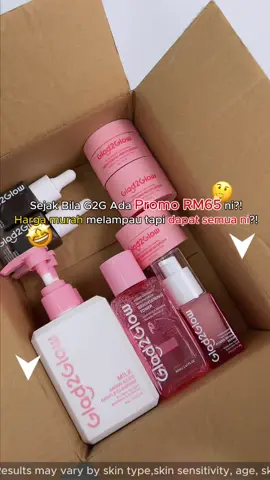 Good skin, good mood, good energy all day just with Day & Night set 🫢 Grab now or join our live now 🔥 #glad2glow #Glad2glowMY #gladtoglowmalaysia #skincareroutine 