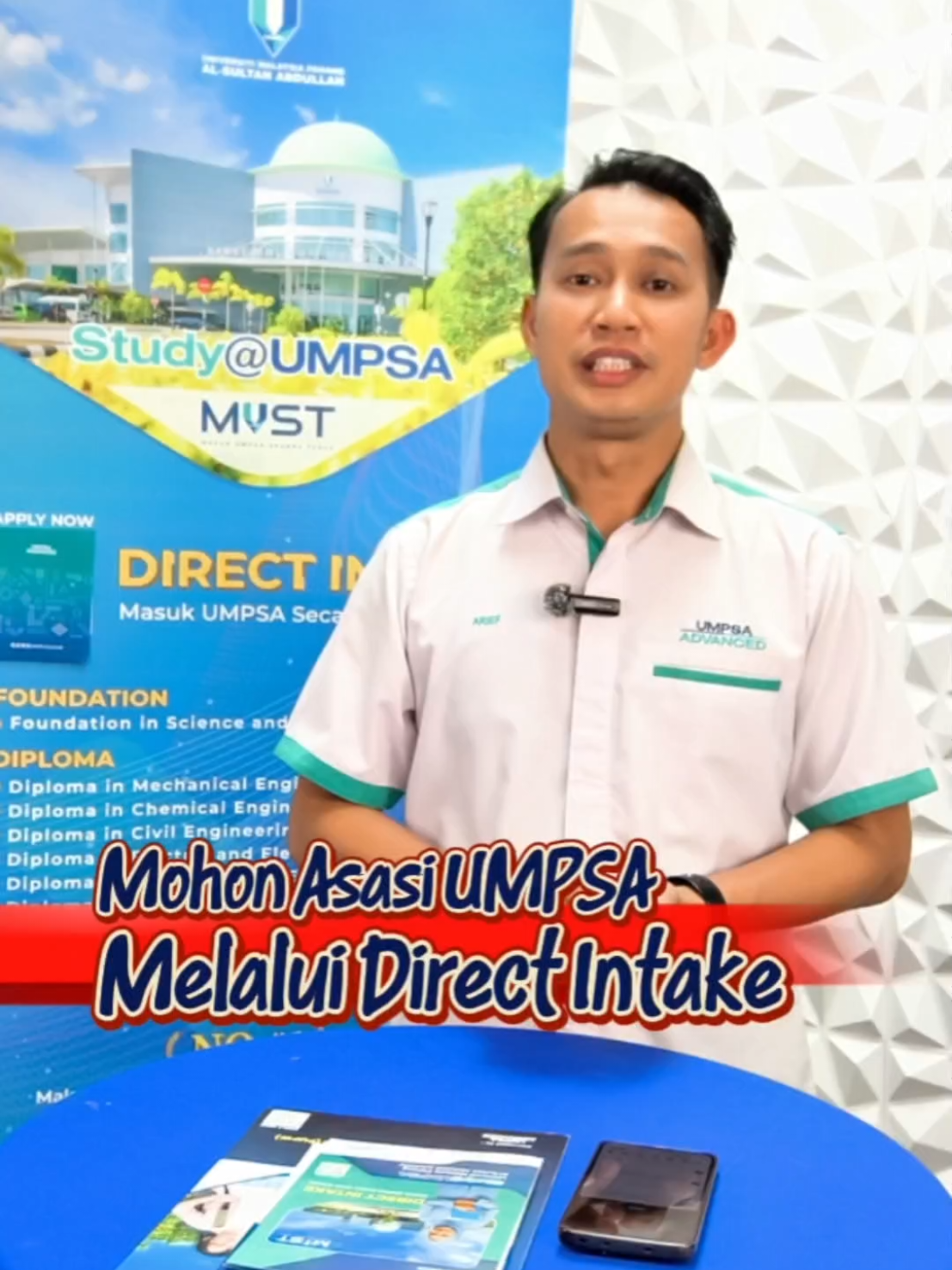 Replying to @mrzmmmm75  Mohon Asasi UMPSA secara terus melalui Direct Intake.. Jangan tunggu last minit..  #umpsa  #umpsaadvanced  #directintake  #asasi  #spm2024 #batch07 