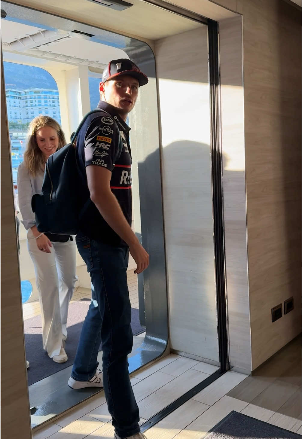 Carpets are a trip hazard ⚠️  #f1 #maxverstappen #funny 