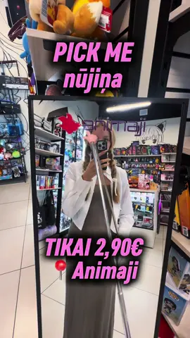 PICK ME nūjiņa tikai 2,90€ 📍ANIMAJI #fyp #anime #animaji #animeshop #foryou #latvia #capibara #totebag #genshin #sonnyangels 