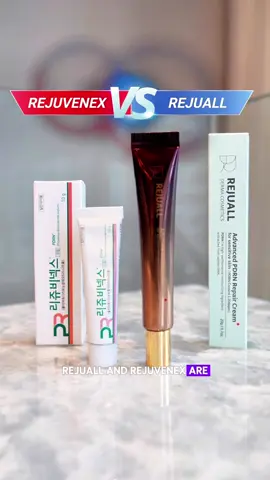 My review of 2 viral Korean PDRN creams, Rejuall and Rejuvenex. While both creams contain polydeoxyribonucleotides from salmon DNA, I found Rejuall to be more lightweight and comfortable than Rejuvenex in Singapore's weather. Which do you prefer? #skintok #BeautyTok #dermtok #trendingskincare #skincaretiktok #viralskincare #pdrn #pdrn앰플 #pdrnserum #rejuall #rejuallpdrn #rejuvenex ##rejuvenexreview #rejuallvsrejuvenex #rejuvenexvsrejuall #polydeoxyribonucleotides #polydeoxyribonucleotide #salmodna #salmondnaskincare #creatorsearchinsights 