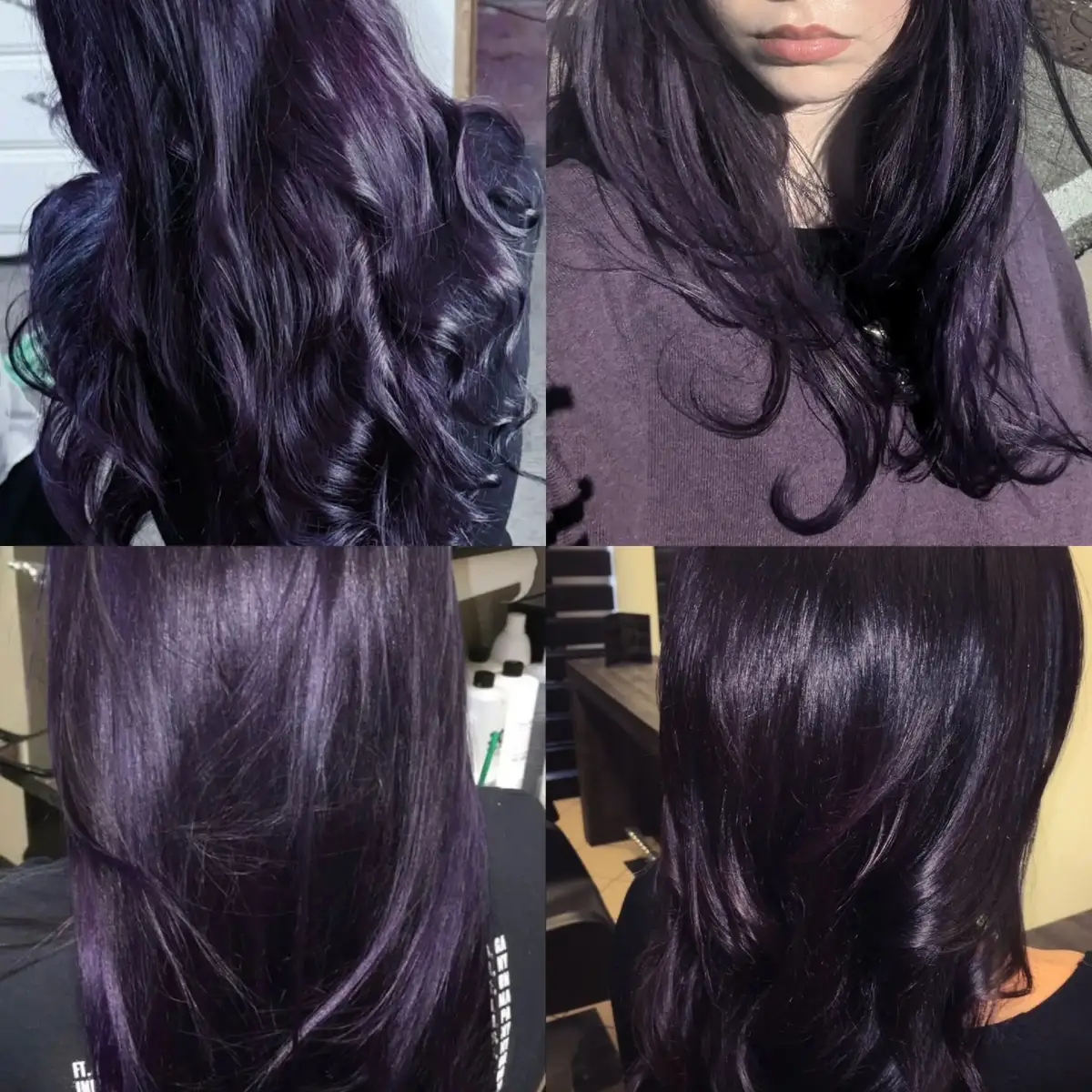 #purplehair #fyppp #hairdye #dyedhair #purple #darkpurplehair 