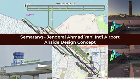Konsep desain layout sisi udara/airside bandara internasional ahmad yani semarang