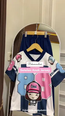 Keren banget😍❤️ #rekomendasi #bajuanak #setelananak #setelananakperempuan #onesetjersey #setelanjersey #fashionanak #fyp #promoguncang66 