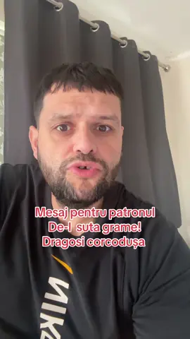 Mesaj pentru influentarul de la suta de grame.