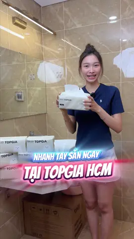 Khăn mặt khô Topgia - Giải pháp an toàn cho làn da nhạy cảm #topgia #giayruttreotuong #xuhuong #giaytopgia #nhacuadoisong #giadinh 