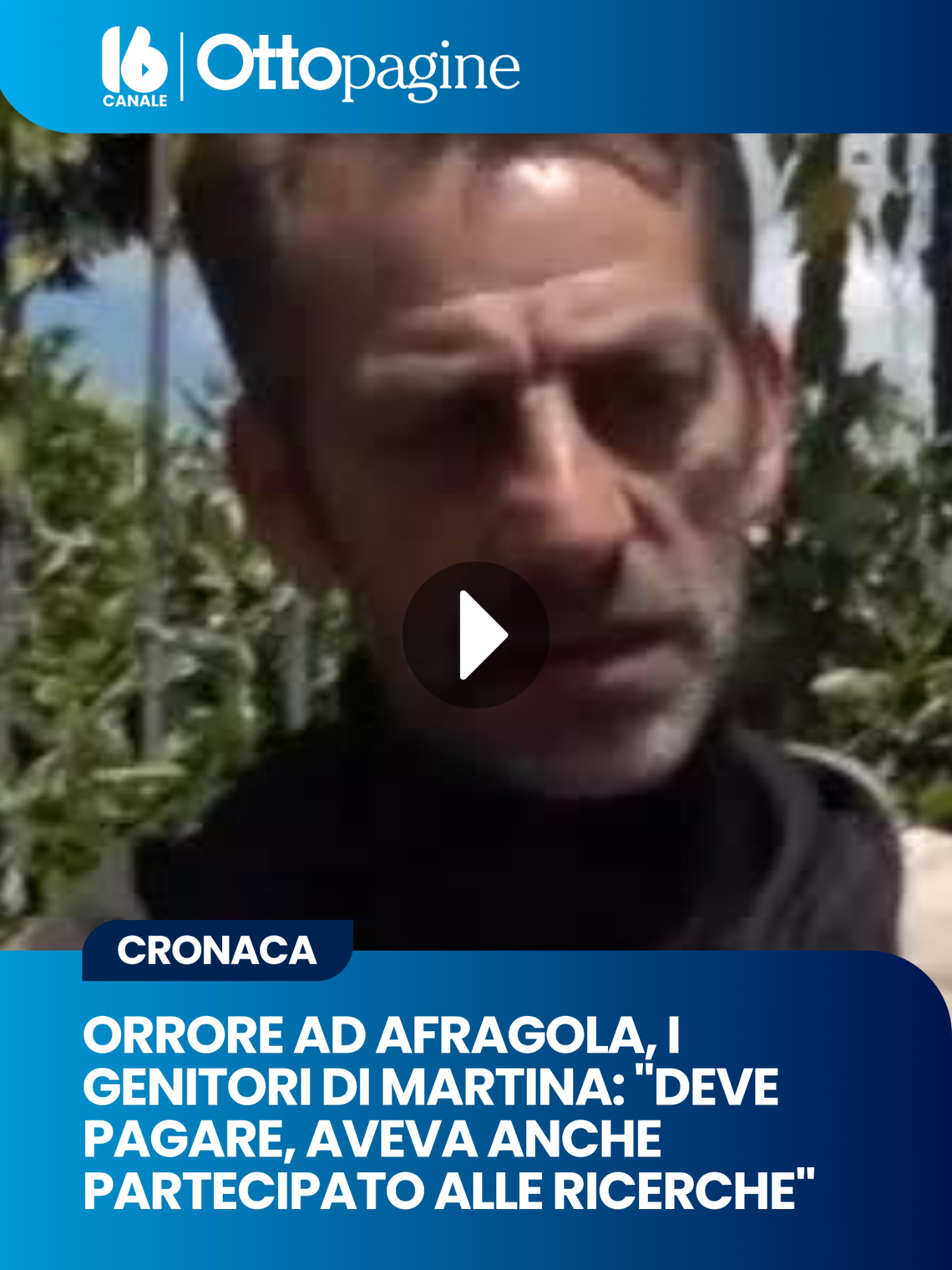 Afragola, parlano il padre e la madre di Martina: 