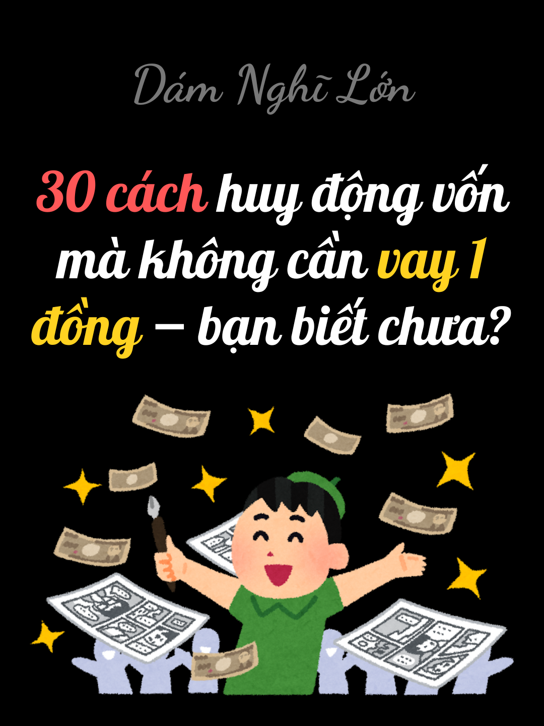 Chỉ cần tư duy thay đổi, cuộc sống cũng đổi thay. #damnghilon #tuduylamgiau #bienmoithuthanhtien #tuduykinhdoanh #huydongvon