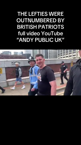 Britains first massively outnumbered the lefties full video YouTube #protest #audit #police @Rfergo___ @Paul Golding 