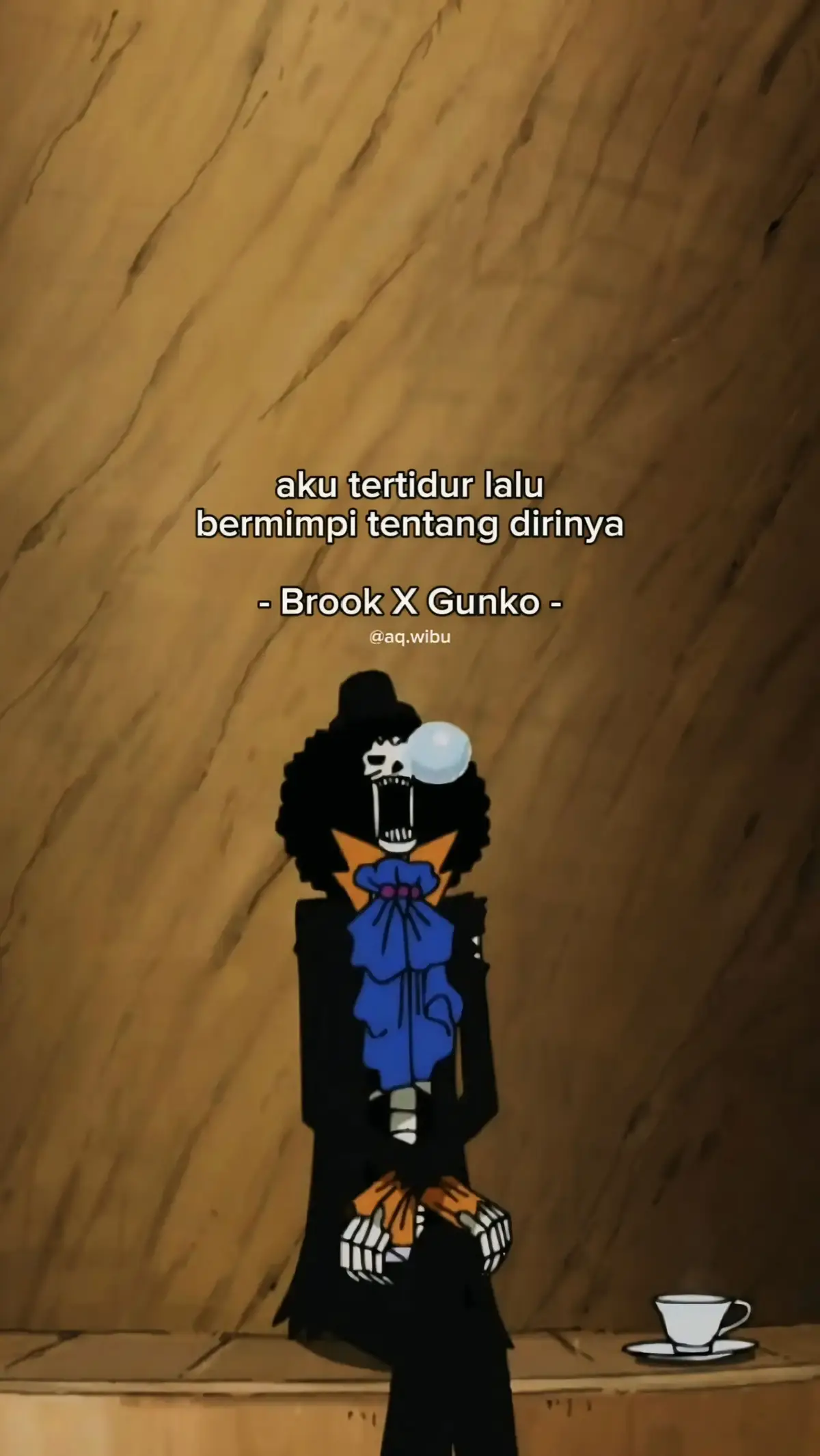 aku bermimpi tentang dirimu Gunko #brook #gunko #onepiece #fyp 