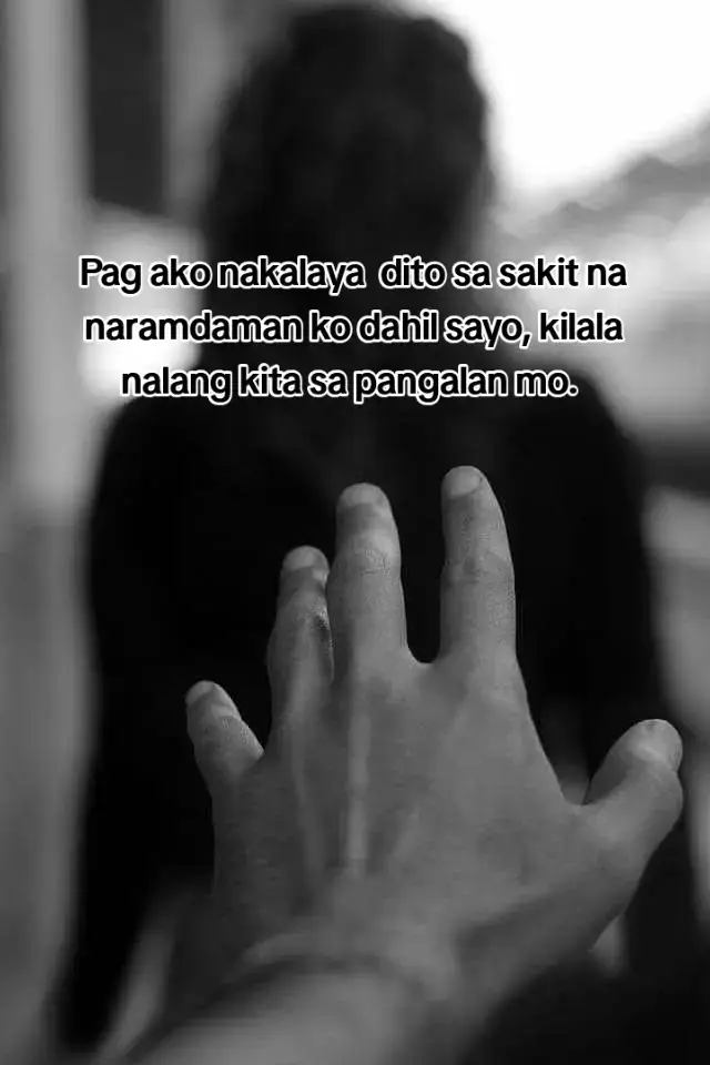 Pag ako nakawala dito sa sakit na naramdaman ko dahil sayo, kilala nalang kita sa pangalan mo. #ti̇ktok #highlightseveryonefollowers2024 #fallowers 