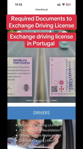 Exchange driving license in Portugal part 1 #portugal🇵🇹 #driverslicense #portugaldrivinglicense #exchangedriviverslicense #license #driving #europe #local #localdrivinglicense #car #motorcycle #ebike #vehicles #transport 