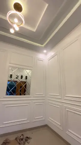 FINISH PLAFON PVC & WALLMOULDING  #plafonruangtamu #wallmoulding #wallmouldingsragen #plafontrap #pvc #sragen24jam 