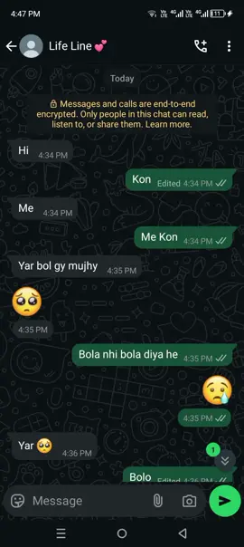 sad chet Whatsapp 😭 My life line 😭  #fypシ゚ #Viralmyvideo 