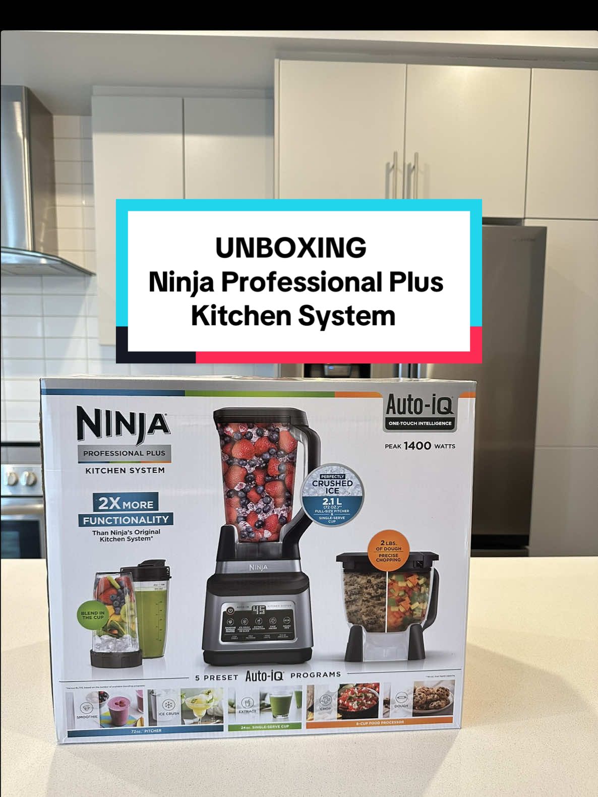 Unboxing my brand new Ninja BN801C Professional Plus Kitchen System with Auto-iQ from Amazon! #CapCut #unboxingvideo #ninja #ninjablender 