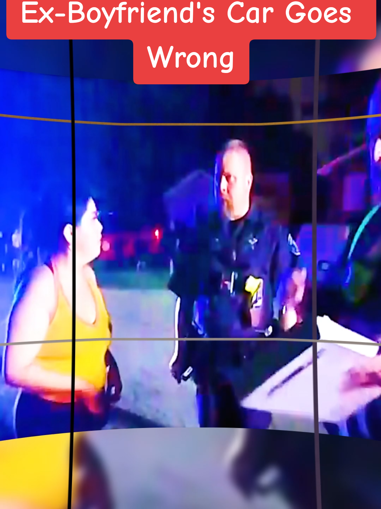 When Blowing Up Your Ex-Boyfriend's Car Goes Wrong #cops #copsoftiktok 