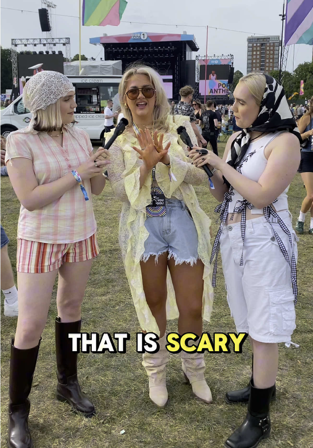 undertaking some serious investigative jornalism 📝 #festivalseason #streetinterview #bigweekend #festival 